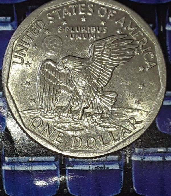 1979-P-Susan-B-Anthony-Dollar.--Eagle-On-Reverse