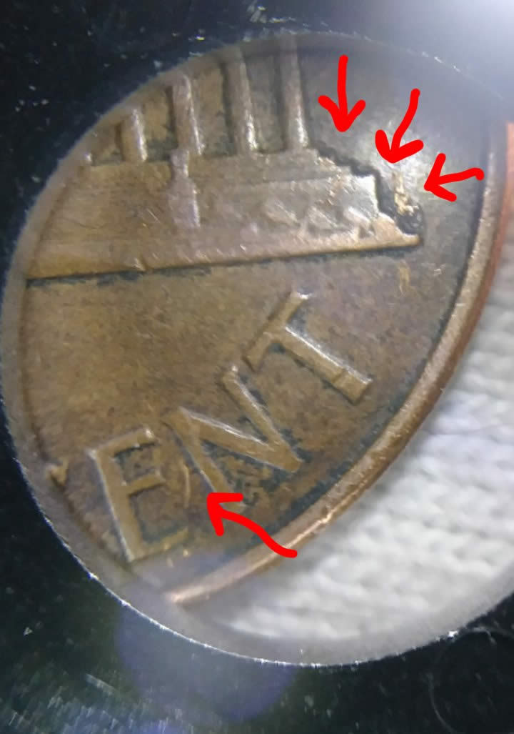 1964-D-Cent-Big-Die-Crack-Possible-Double-Strike