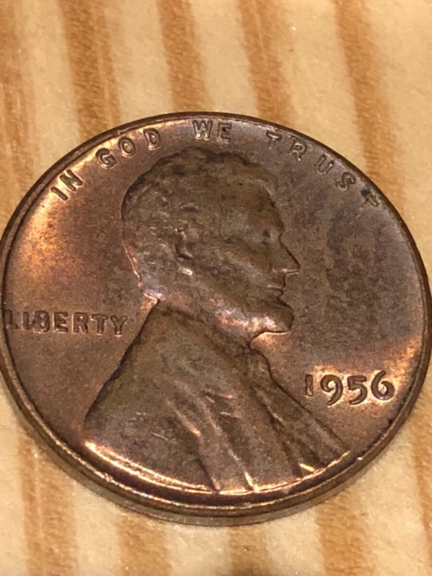 1956-Wheat-Cent-In-Pretty-Good-Condition