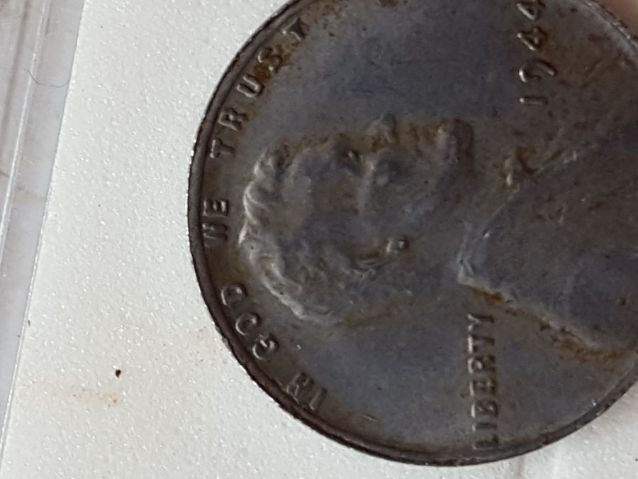 1944-Steel-Cent-3.0-Grams-Highly-Magnetic