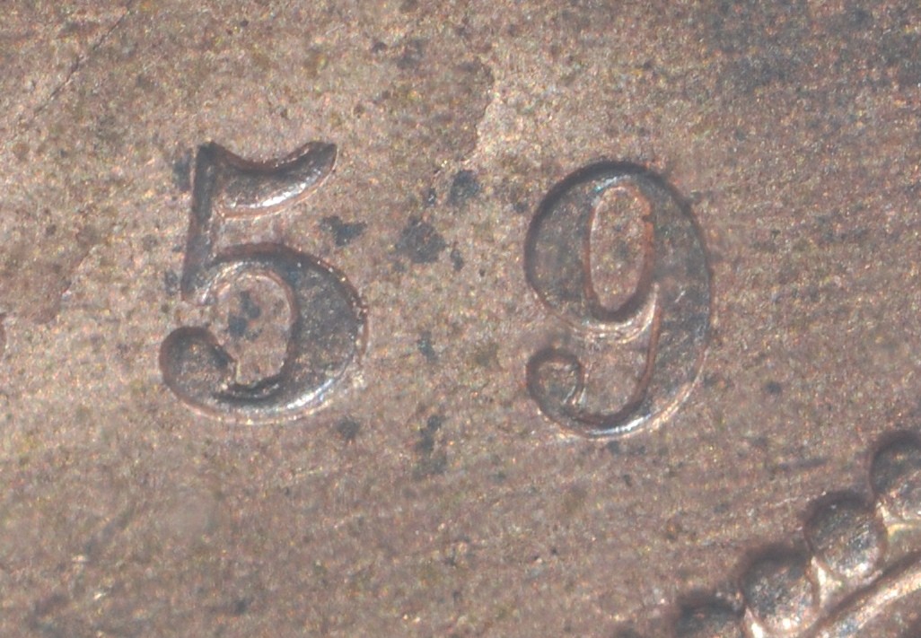 Canada-1859-Large-Cent---Repunched-9---Haxby-E32A