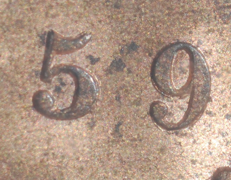 Canada-1859-Large-Cent---Repunched-9---Haxby-E32A