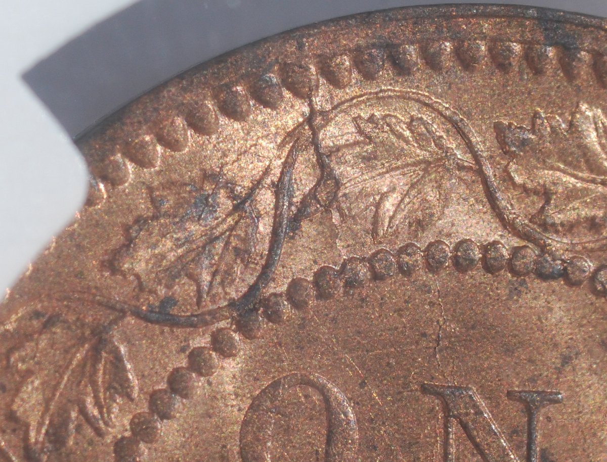 Canada-1859-Large-Cent---Repunched-9---Haxby-E32A