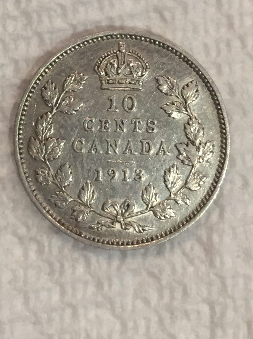 Please-Help-Grade-My-Canadian-1913-Small-Leaves-10-Cent-Piece.