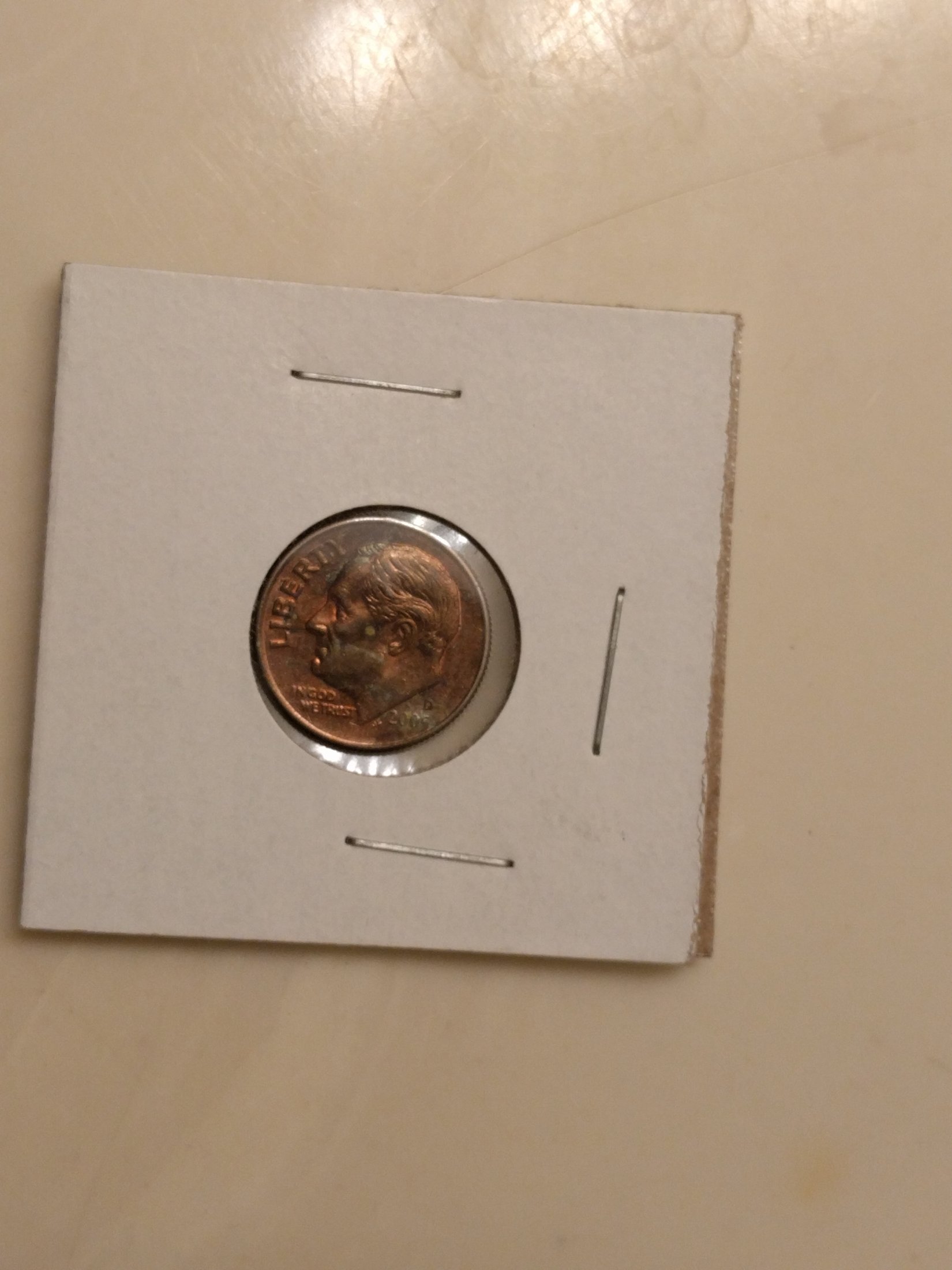 2005-D-Dime-Error?---Looks-Like-On-A-Penny-Planchet