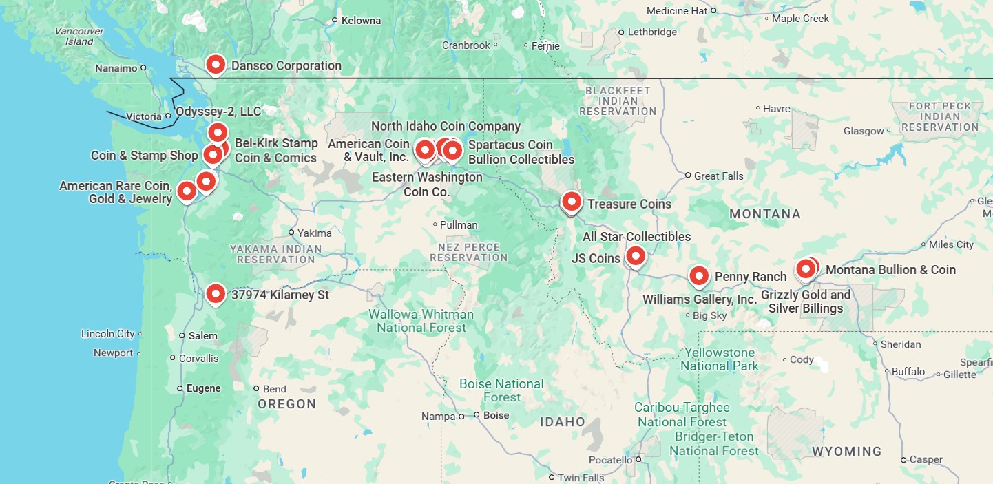 Pacific-Northwest-Coin-Road-Trip-27-Coin-Shops-+-Visiting-Dansco's-Offices-March-17---22th-2025