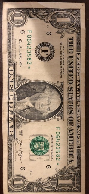 2013-$1-Star-Note-150,000-Run-Size-Trying-To-Get-An-Estimated-Value