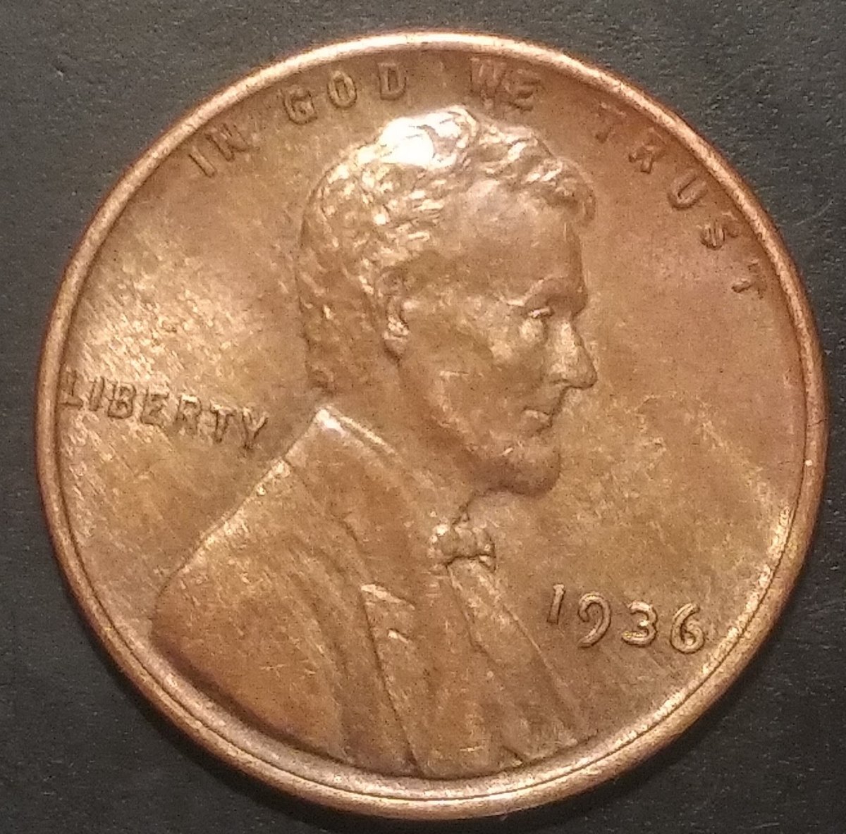1936-P-Lincoln-Wheat-Cent-Woody?-Pretty-Good-Condition-Also