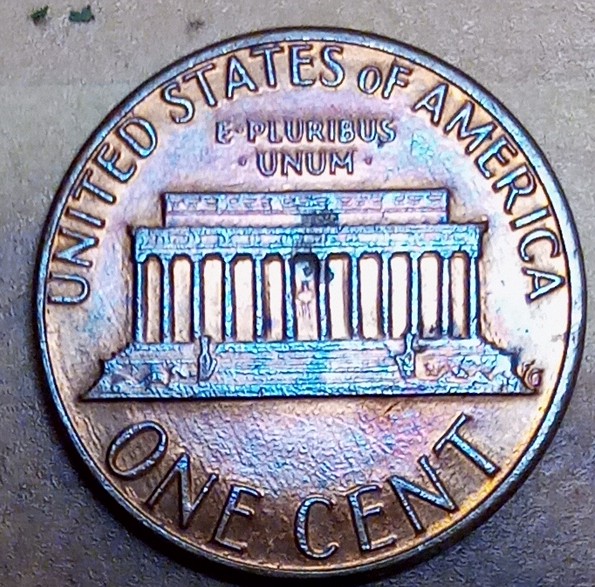 Mad-1985-P-Lincoln-Memorial-Cent-For-Grading