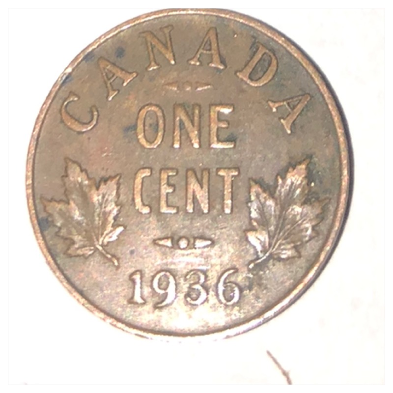1936-Canadian-Cent---Received-As-Change