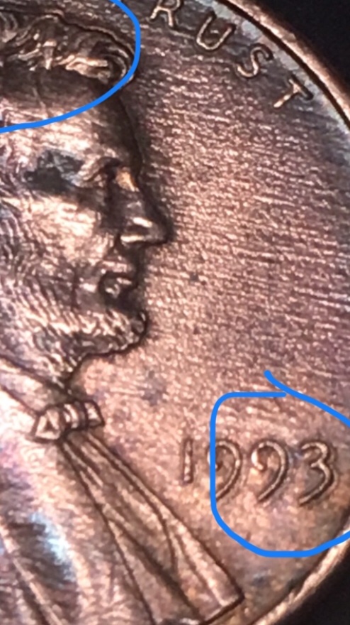 1993-Penny-With-Doubling-On-The-Date-And-Hairline,-Also-What's-With-These-L