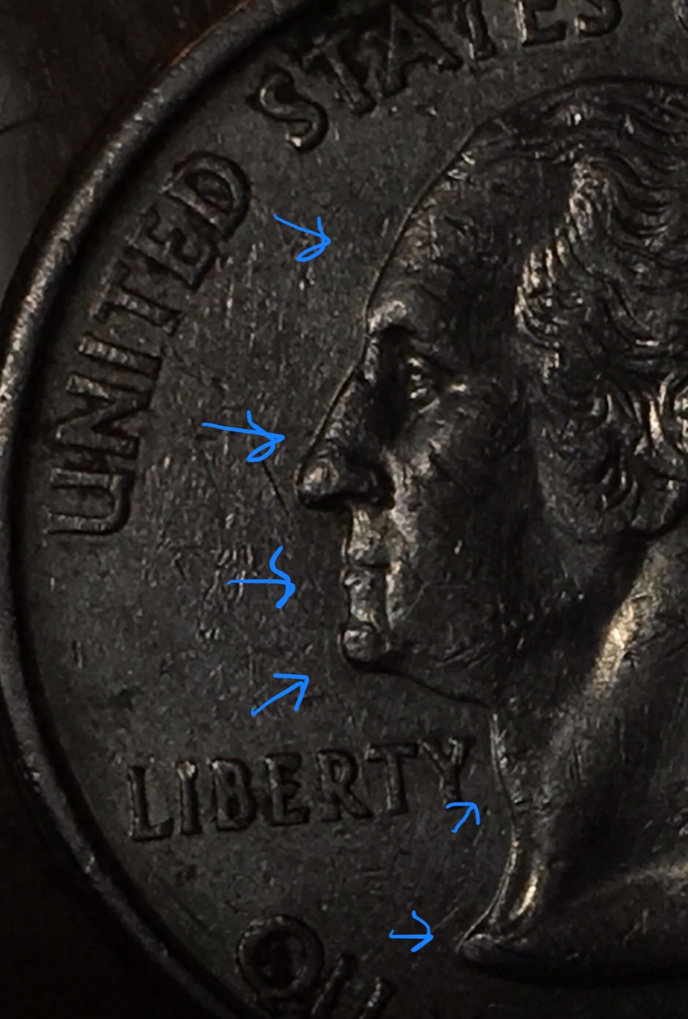 Added-Photo---2001-Kentucky-State-Quarter---Extra-Line-Along-Face