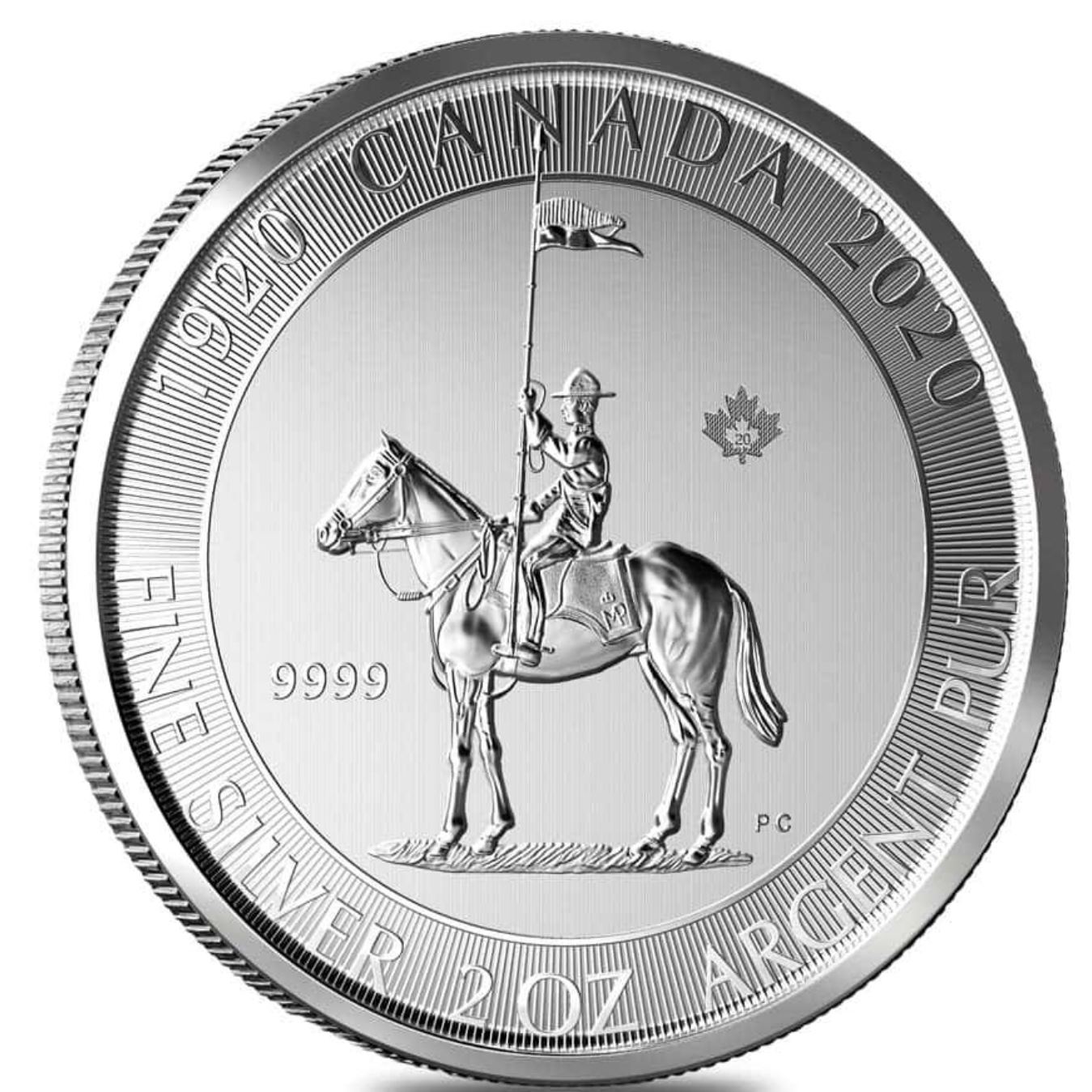 Commems-Collection-Canadian:-1973-R-C-M-P-Centennial-Silver-Dollar