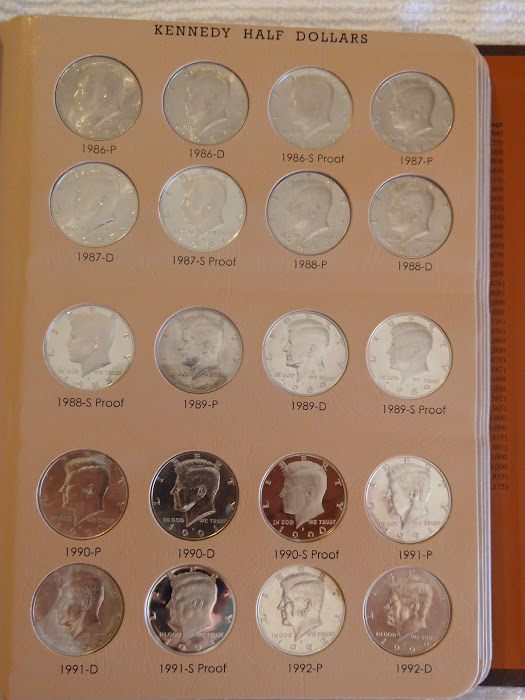 Dearborn's-8166---8167-Kennedy-Dansco-Albums---Complete!-With-Proofs