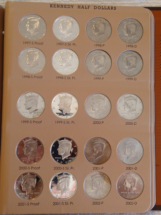 Dearborn's-8166---8167-Kennedy-Dansco-Albums---Complete!-With-Proofs