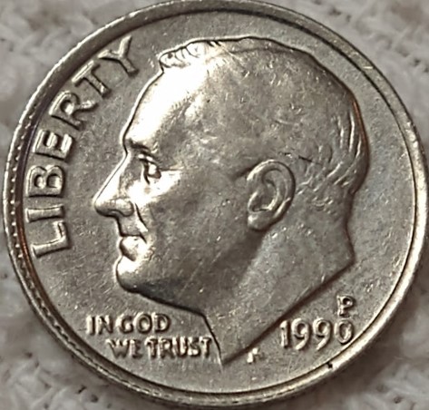 1990-D-Roosevelt-Dime---Collar-Clash-Error?