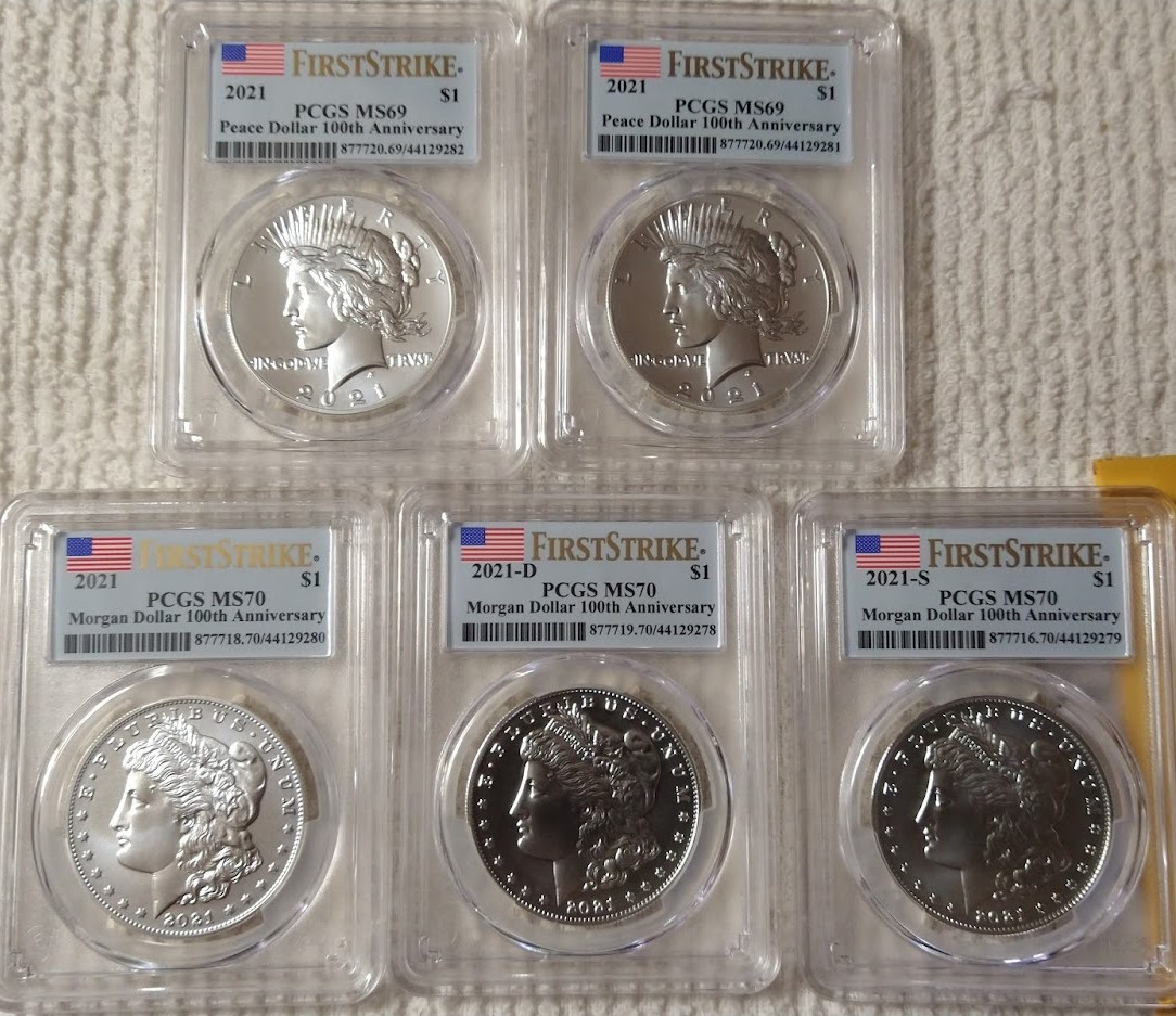 2021-Peace-And-Morgan-Dollars!