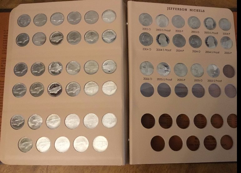 Jefferson-Nickel-Set-CAPS-V/S-Dansco---Photos