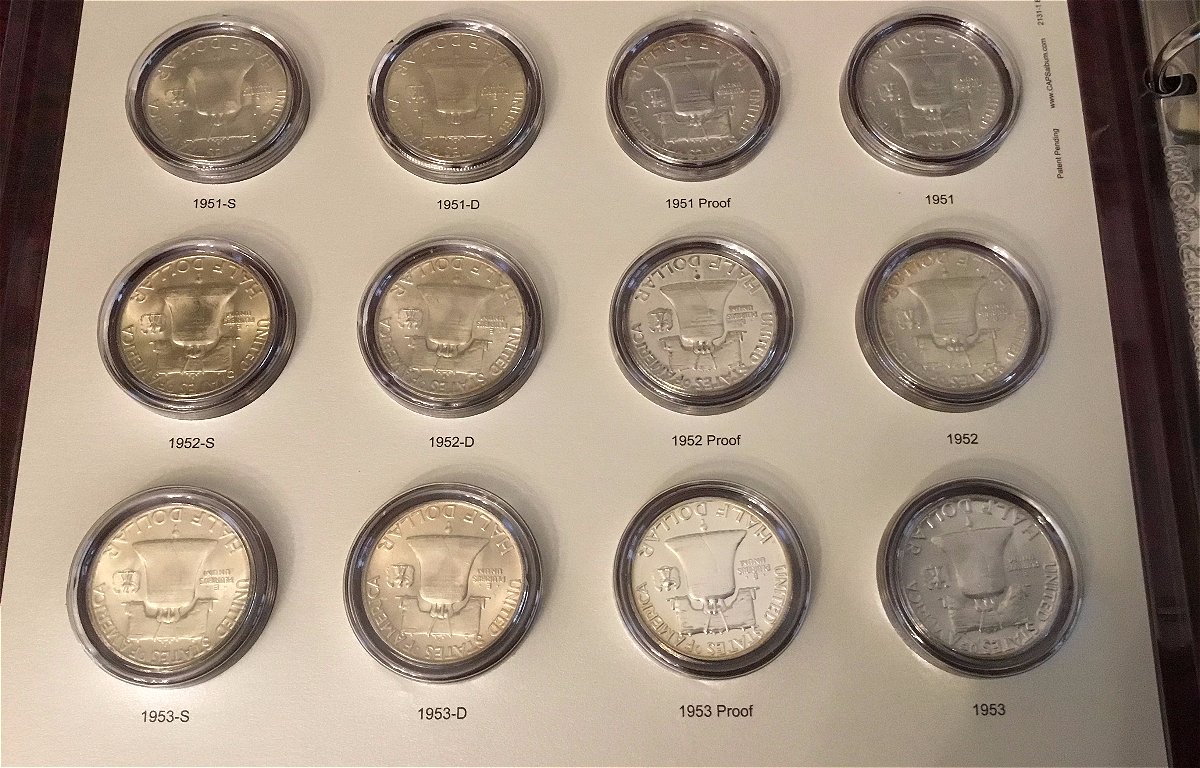 Franklin-Halves-W/-Proofs-CAPS-Album---Photos