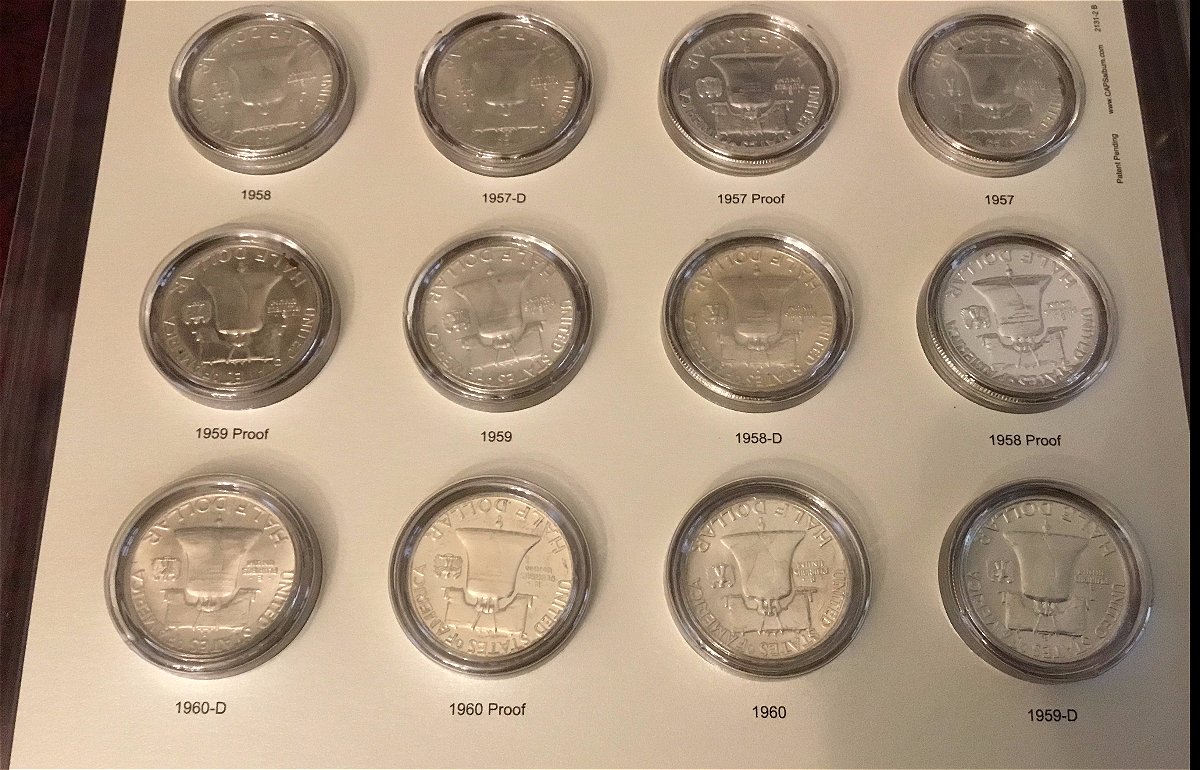 Franklin-Halves-W/-Proofs-CAPS-Album---Photos