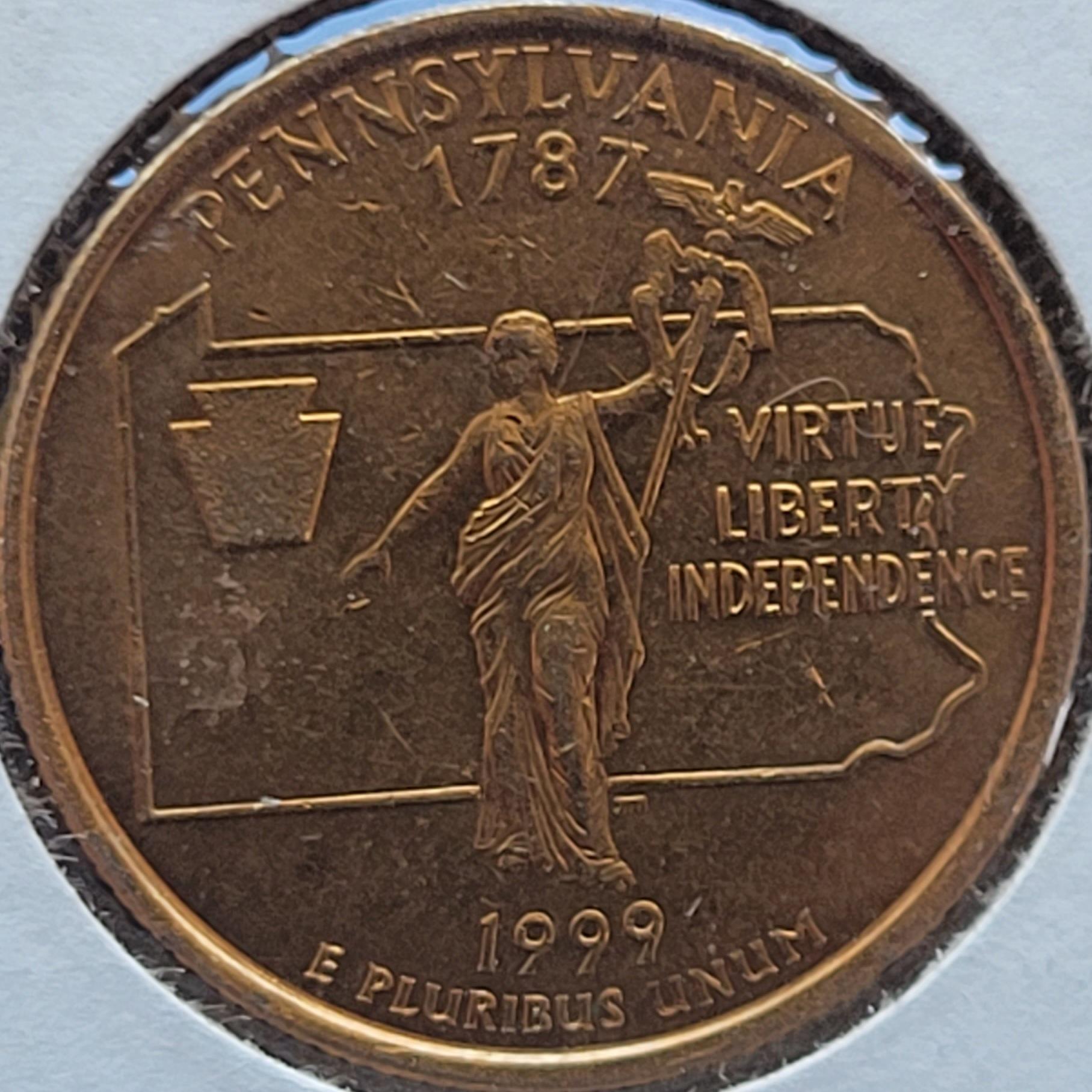 1999-P-Pennsylvania-Quarter