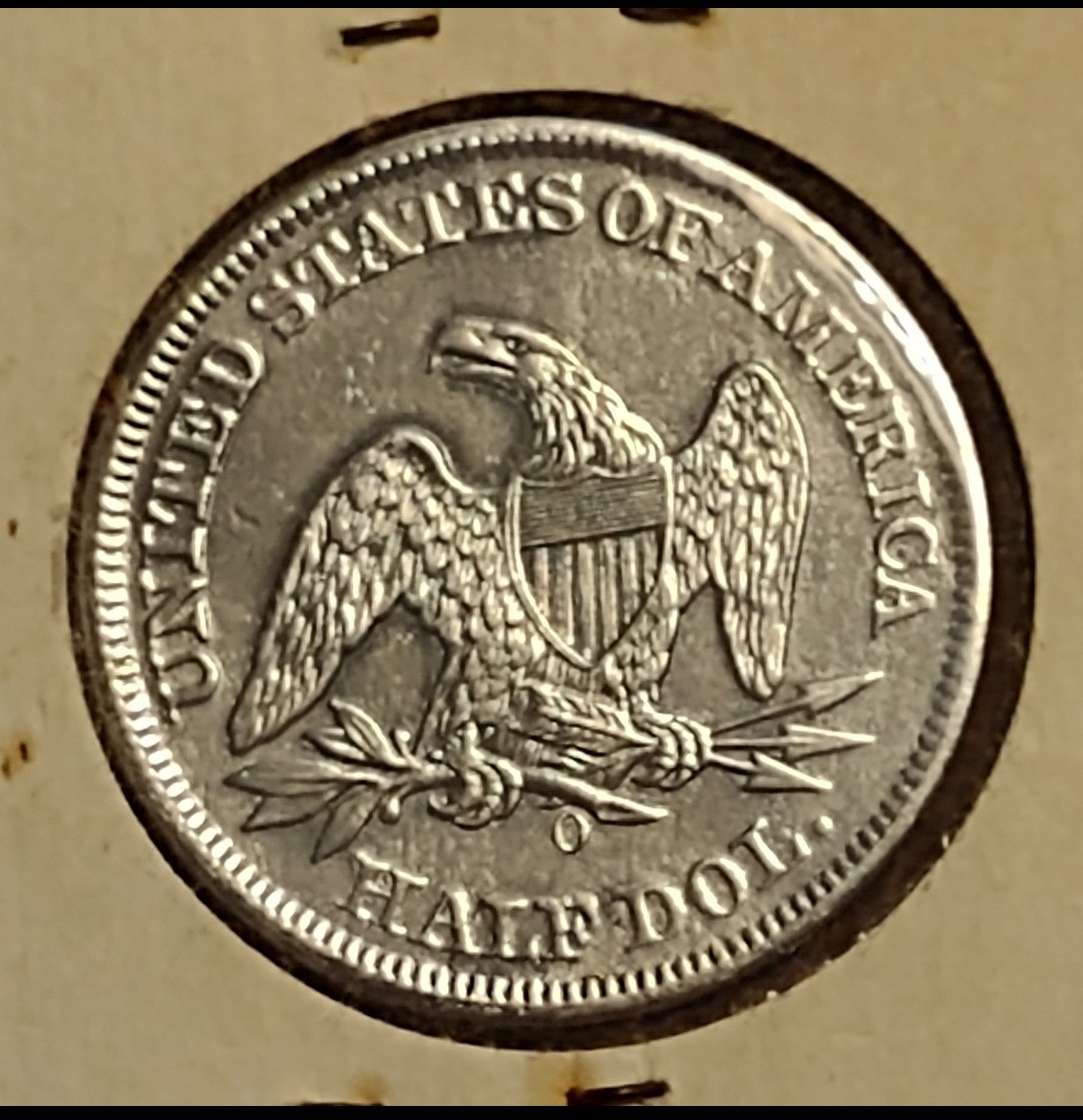 1859-O-Seated-Liberty's.-Grade-Worthy