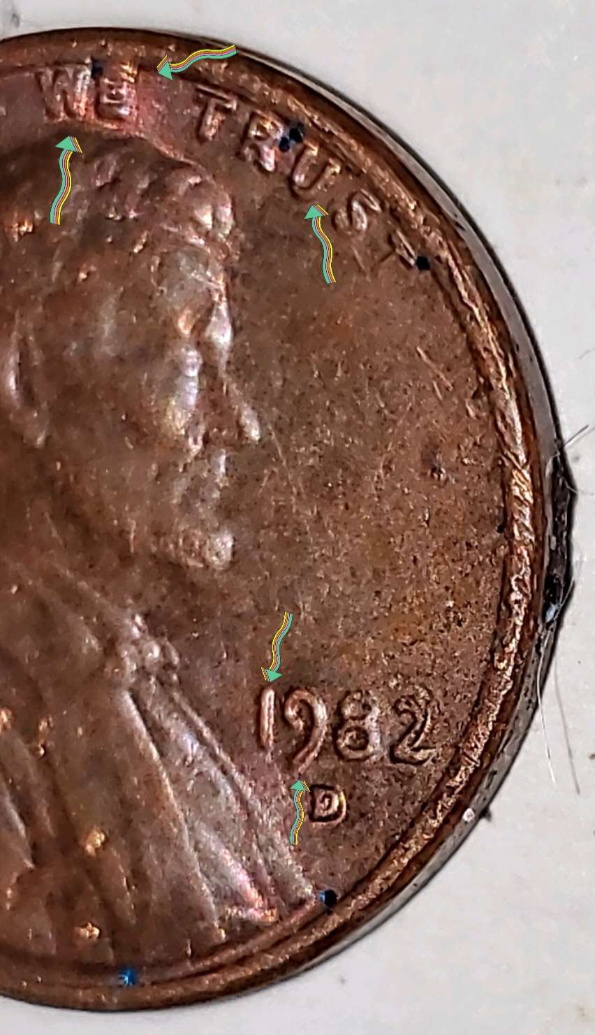 Lincoln-Pennies-Errors-Or-Post-Strike-Damage