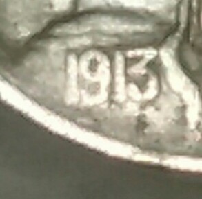 1913-Buffalo-Nickel-DD-And-Strange-Looking-Date