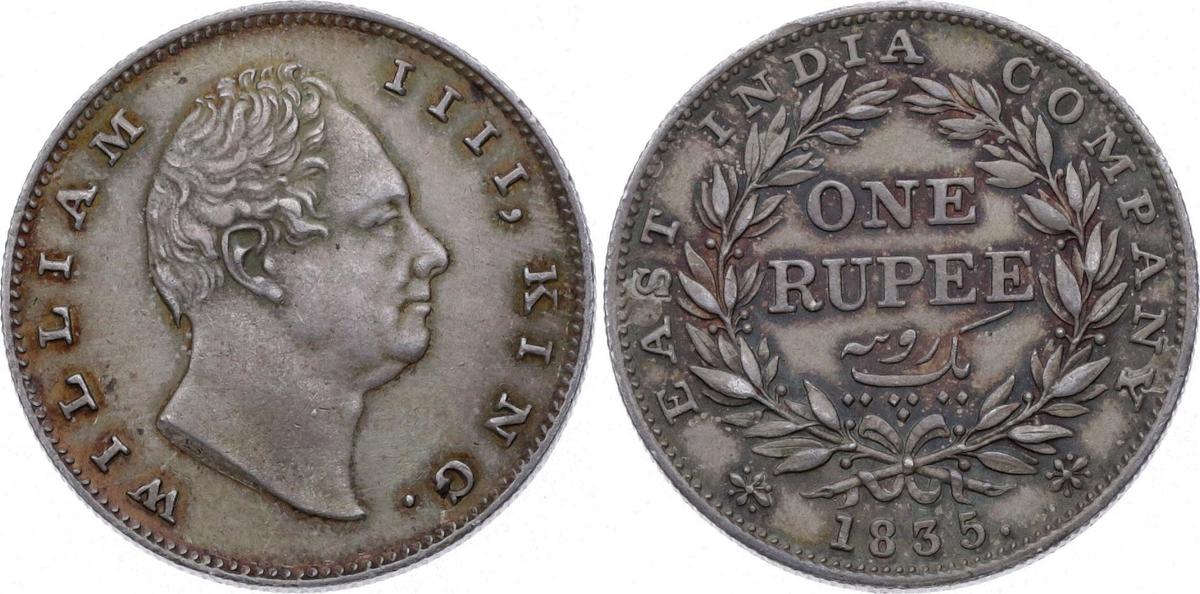 British-India-1835-One-Rupee---Grade-Opinions-Please