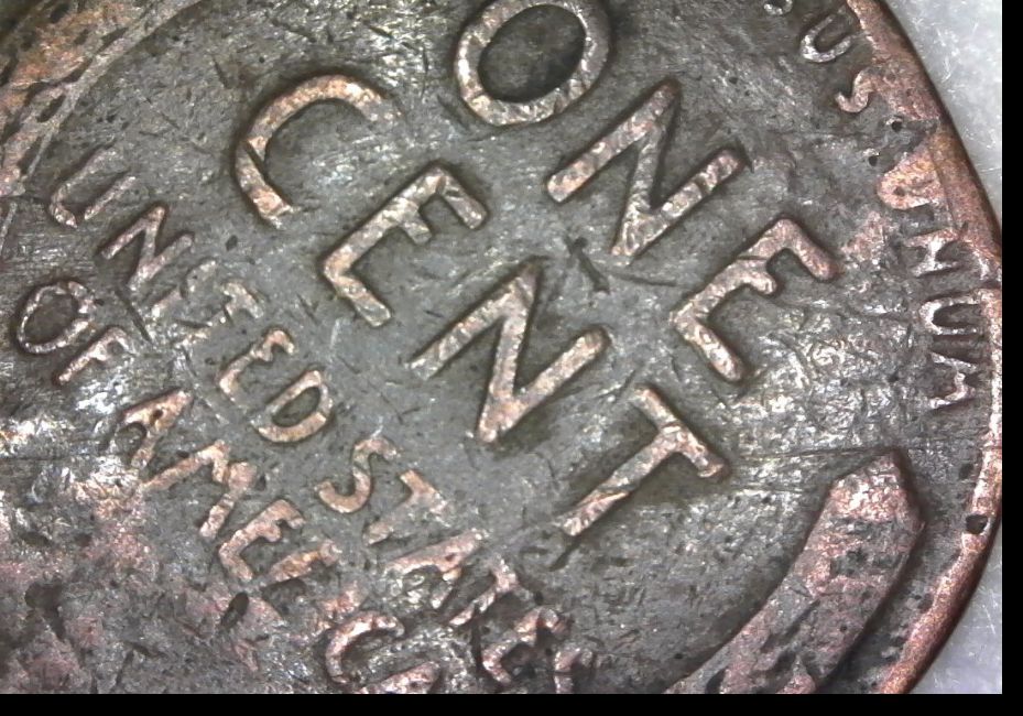1935-Lincoln-Cent~-Damage-Or-Something-Else?