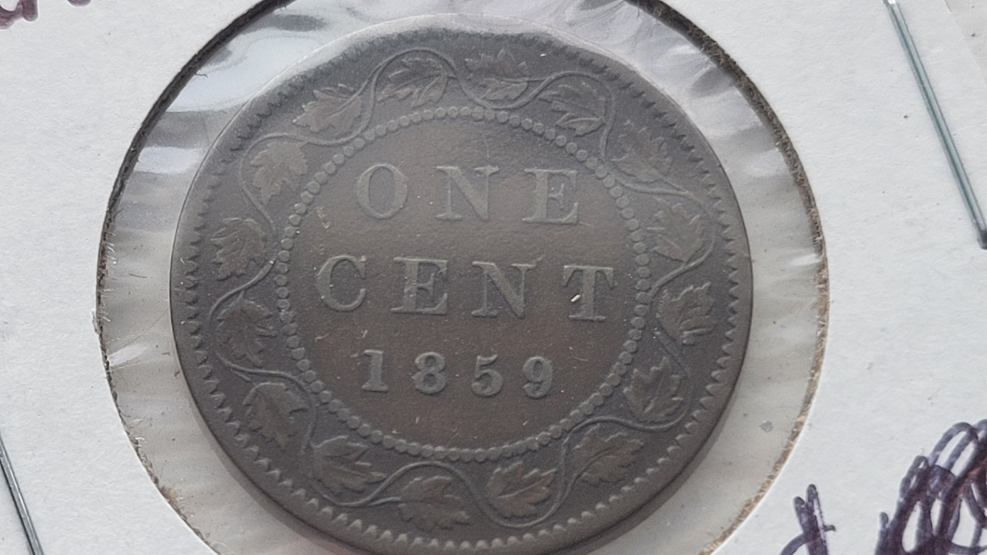 1859-Canada-Large-1-Cent-Variety-Coins---Help-Needed
