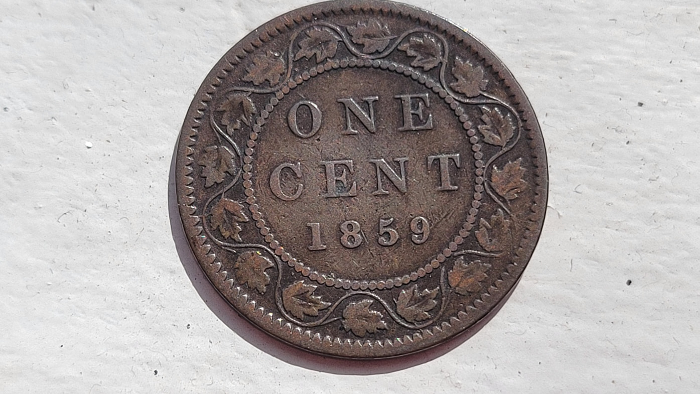 1859-Canada-Large-1-Cent-Variety-Coins---Help-Needed