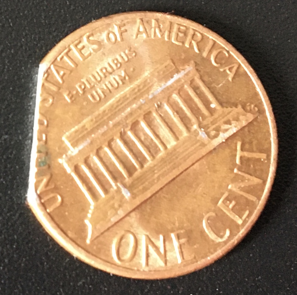 1985-Lincoln-Penny-Chipped