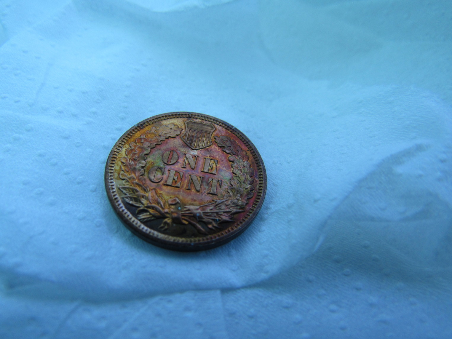 1909-Indian-Cent-Proof-Raw-Colorful