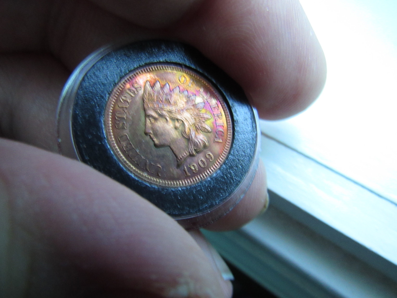 1909-Indian-Cent-Proof-Raw-Colorful