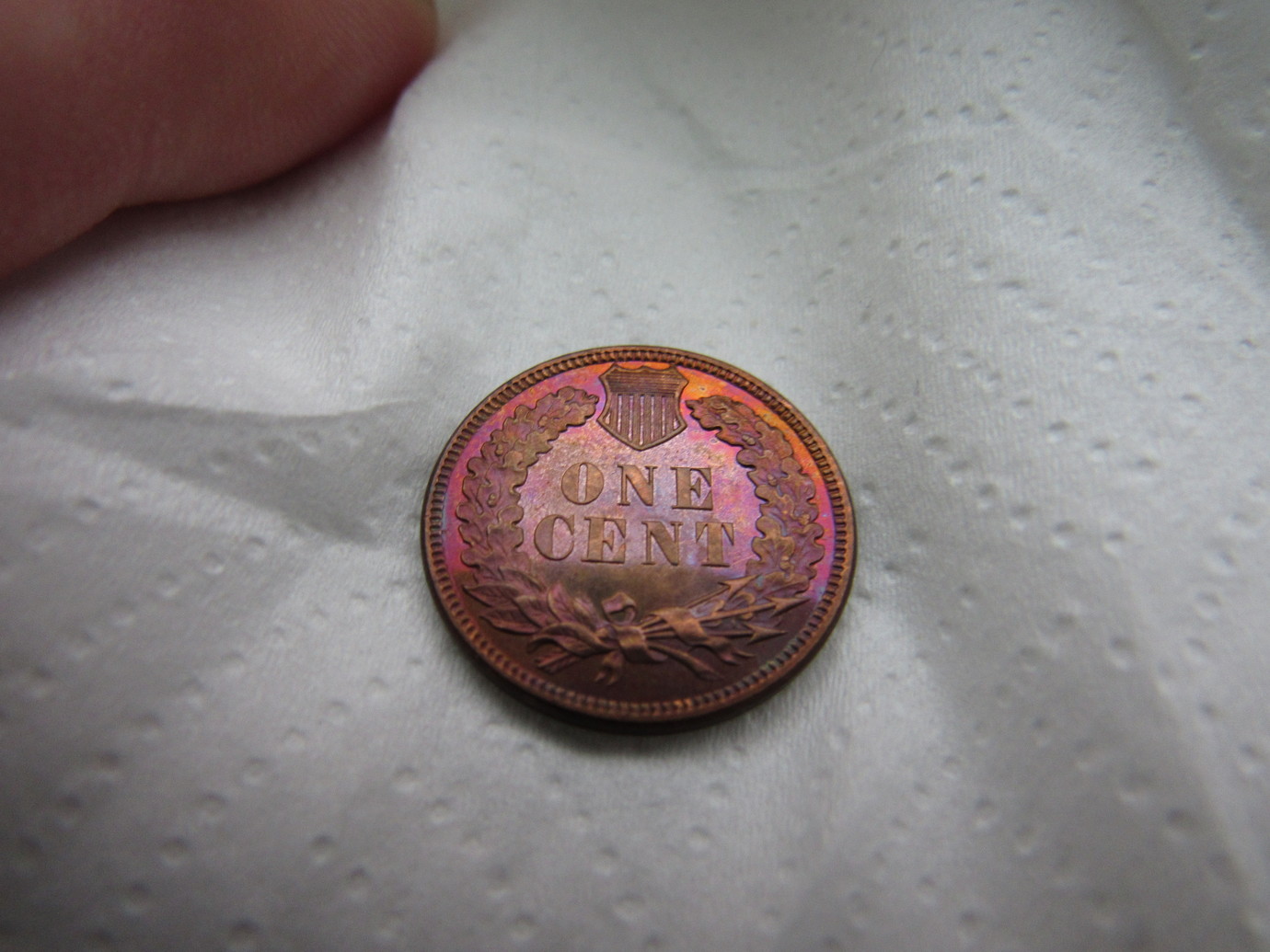 1885-Raw-Indian-Cent-Proof-1885-Colorful-Spectacular!!