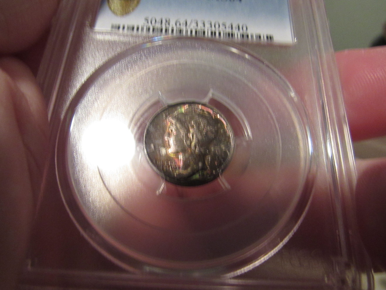 1943-S-PCGS-MS-64-Colorful-Mercury-Dime