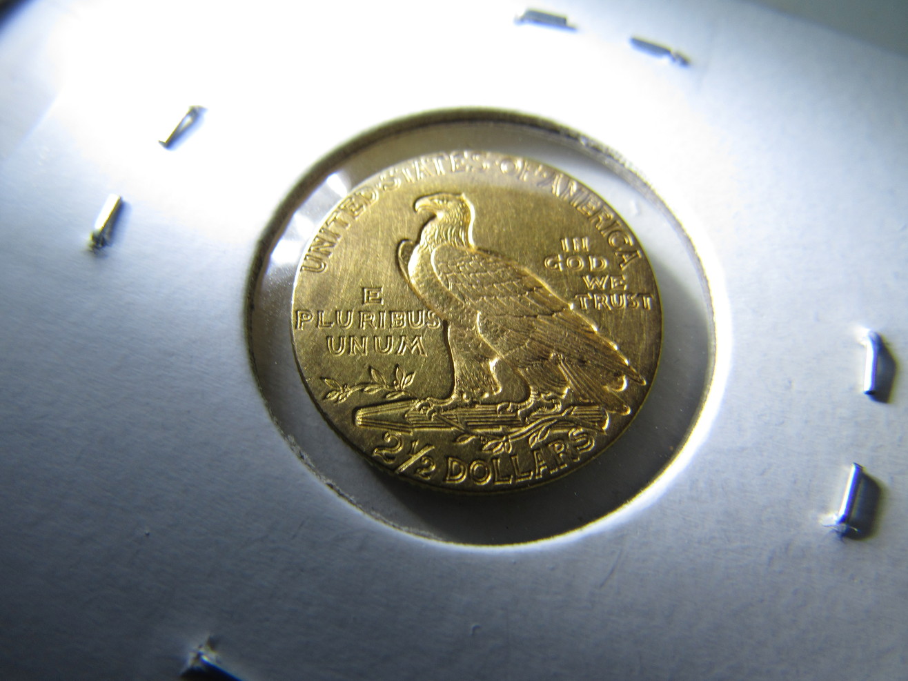 1915-$2.50-Gold-Indian-Ungraded-Raw