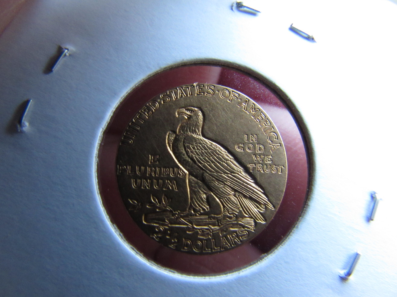 1915-$2.50-Gold-Indian-Ungraded-Raw