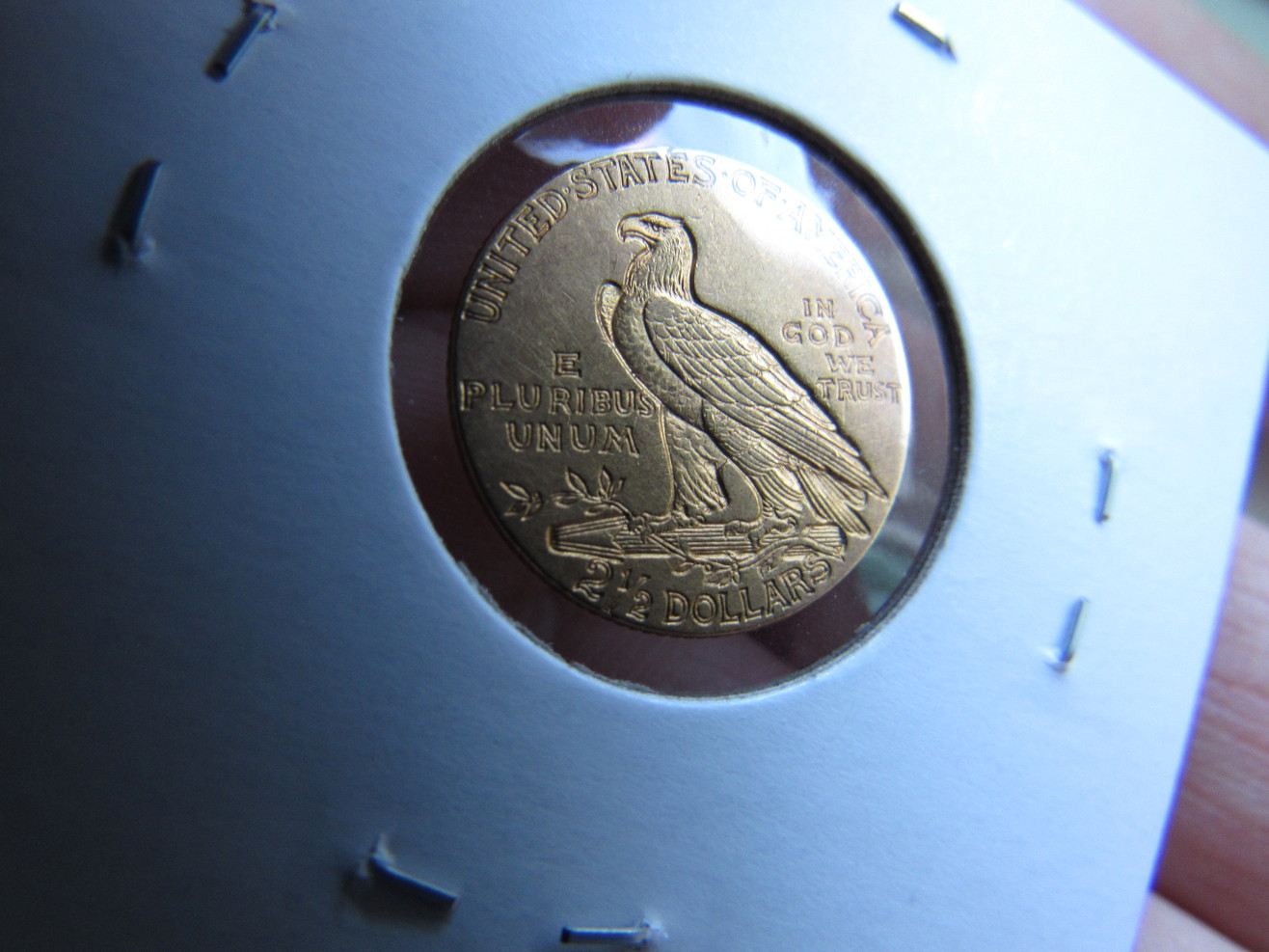 1915-$2.50-Gold-Indian-Ungraded-Raw