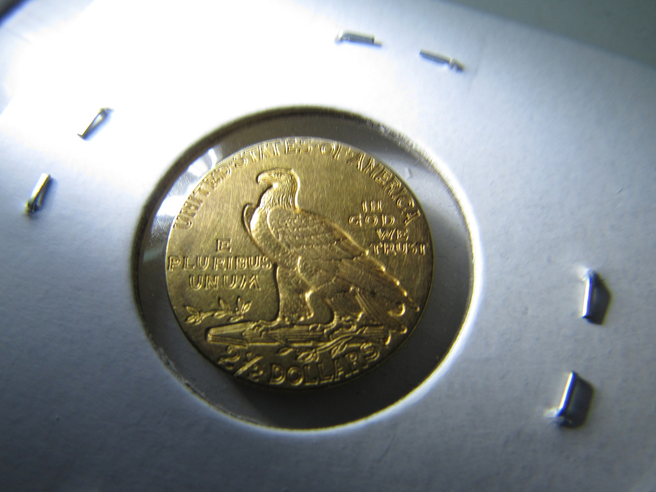 1915-$2.50-Gold-Indian-Ungraded-Raw