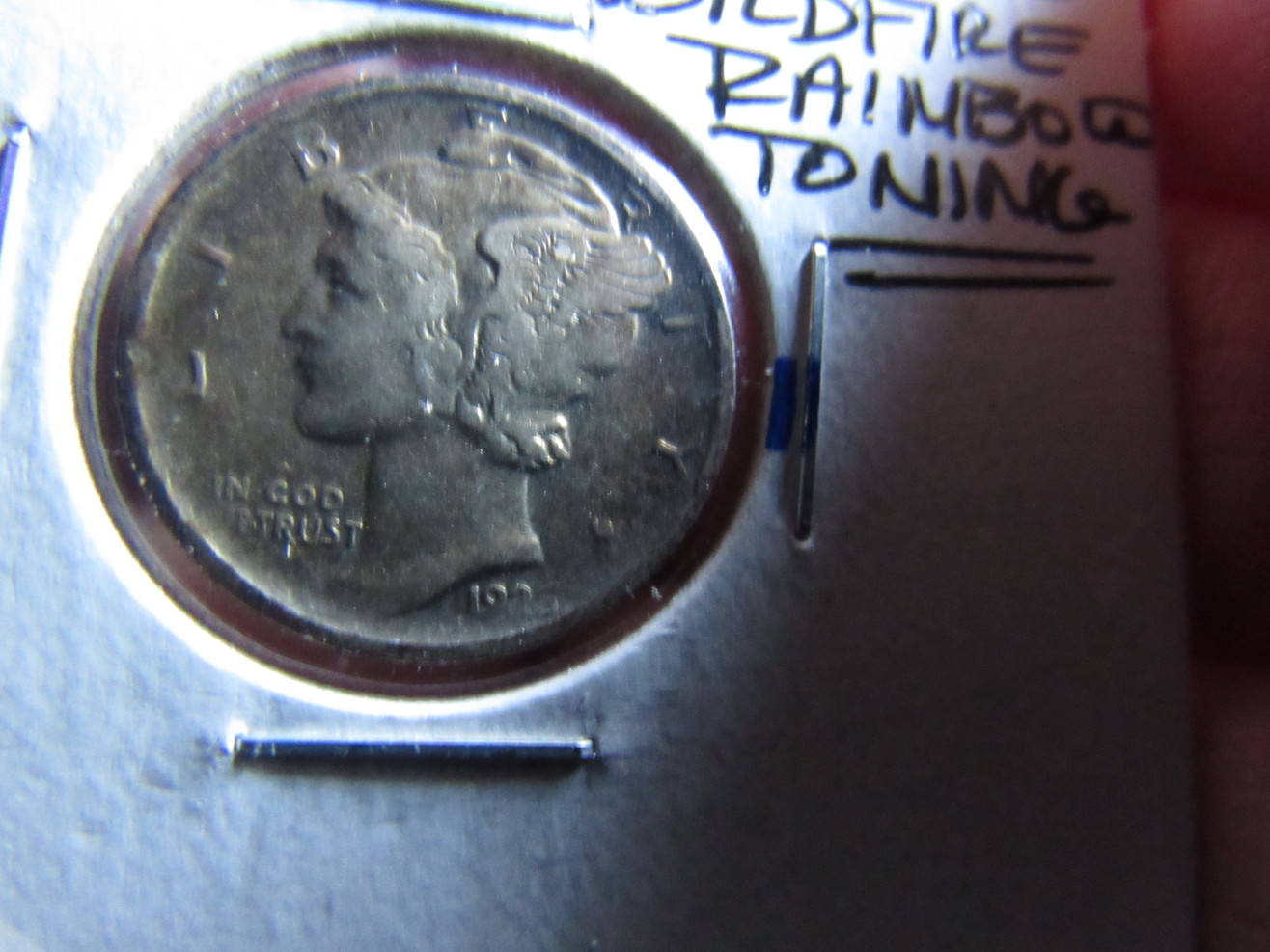 1926-D-Mercury-Dime-Colorful-Ungraded-Somewhere-VF-30-Area