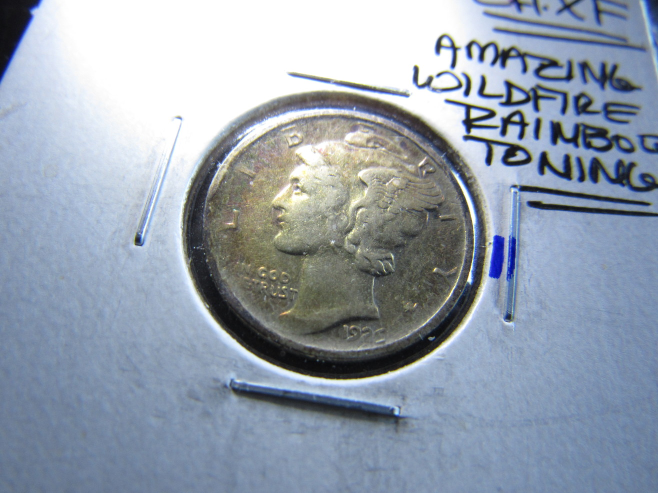 1926-D-Mercury-Dime-Colorful-Ungraded-Somewhere-VF-30-Area