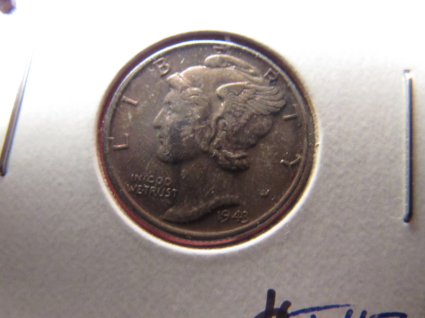 1943-Dark-Toned-Mercury-Dime-With-Some-Color