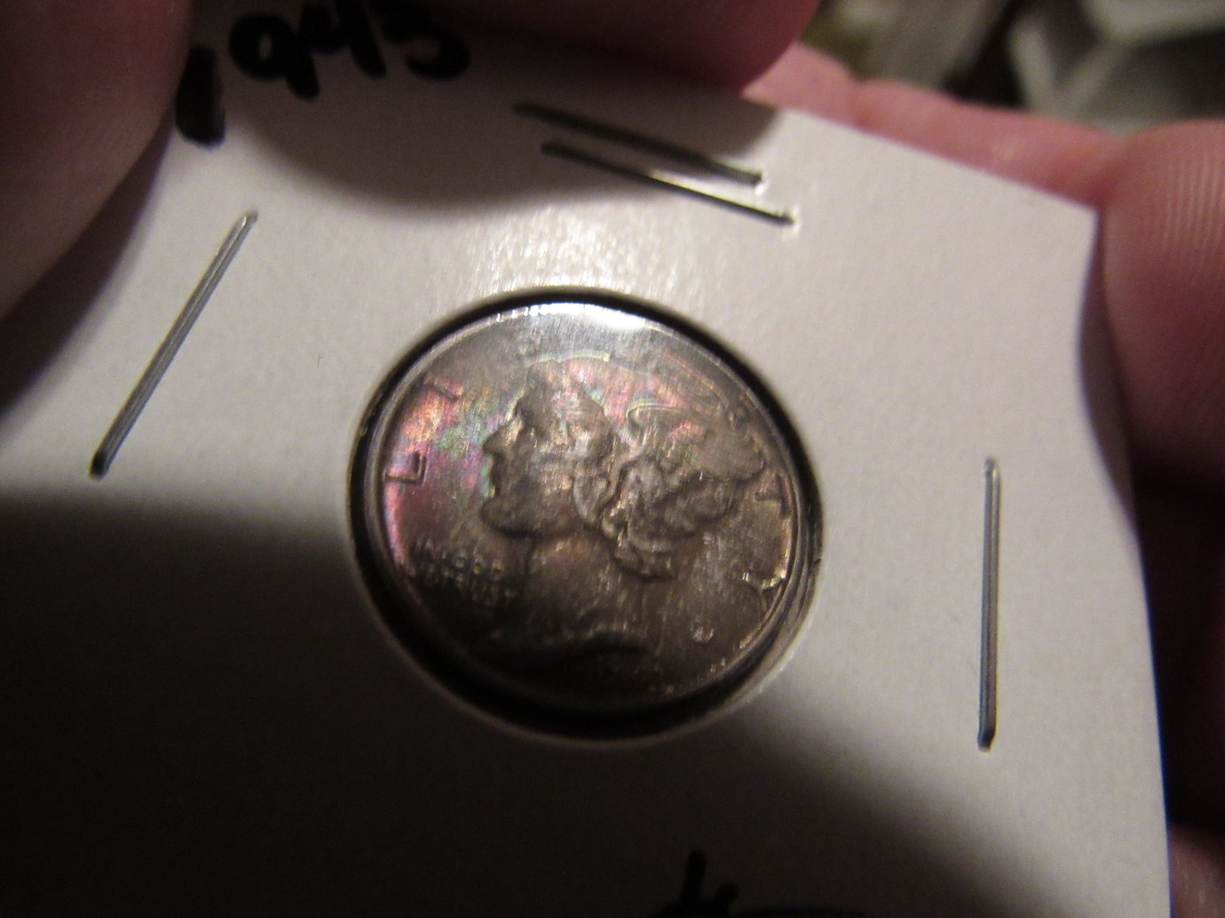 1943-Dark-Toned-Mercury-Dime-With-Some-Color