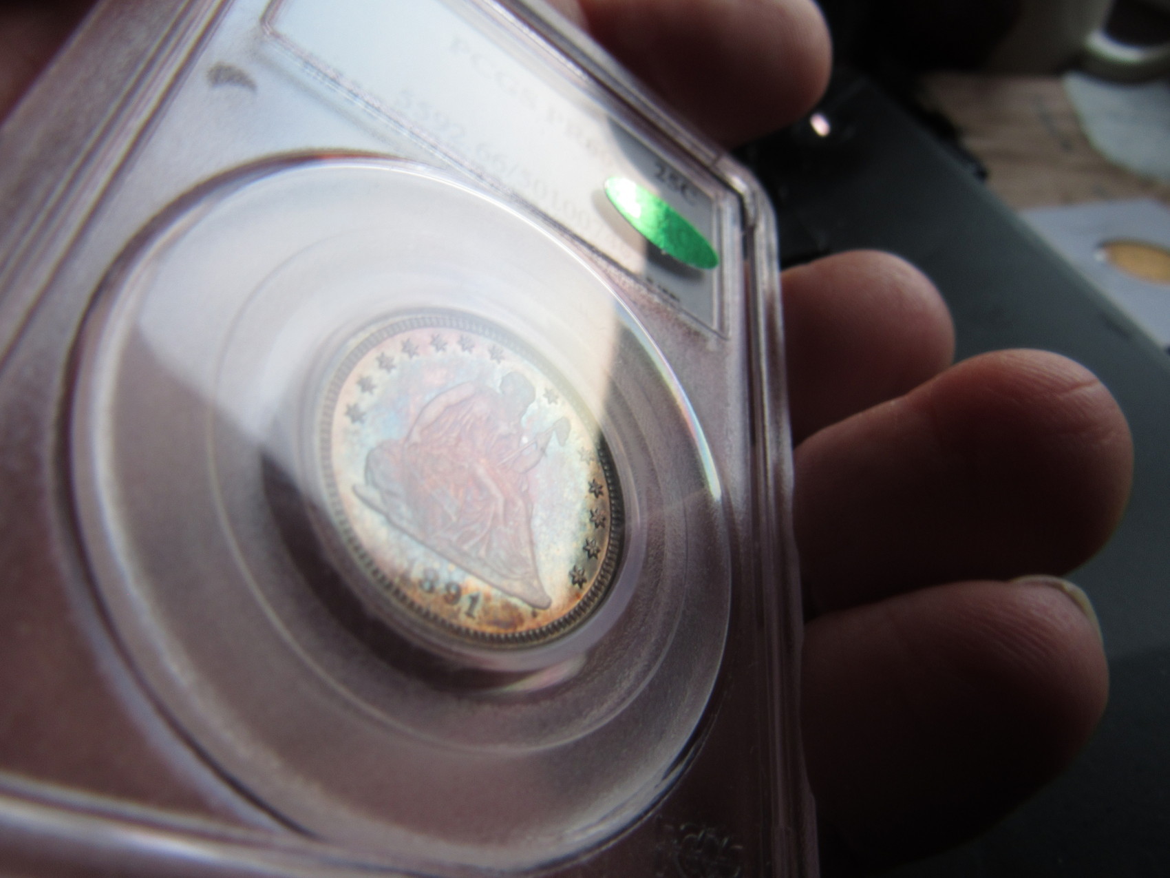 1891-Proof-Seated-Liberty-Quarter---You-Vs-PCGS---Grade-Me