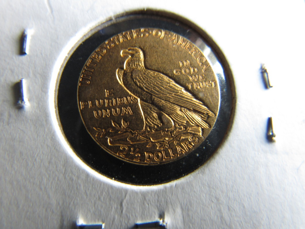 1927-&1928-Around-AU-Raw-$2.50-Gold-Indians