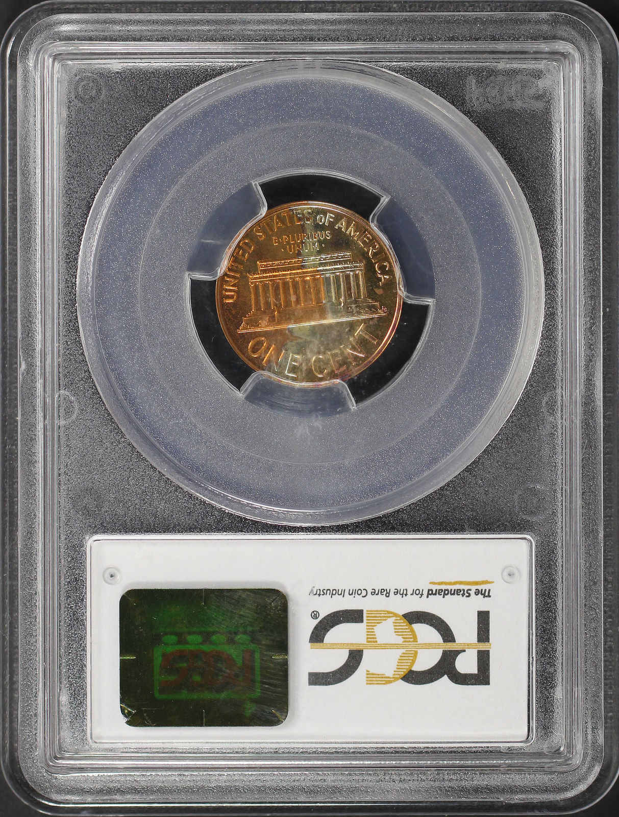 1954-PR-64RB-Lincoln-Cent-Pop-3/2-And-1961-PR-67RD-Lincoln-Cent-With-Color