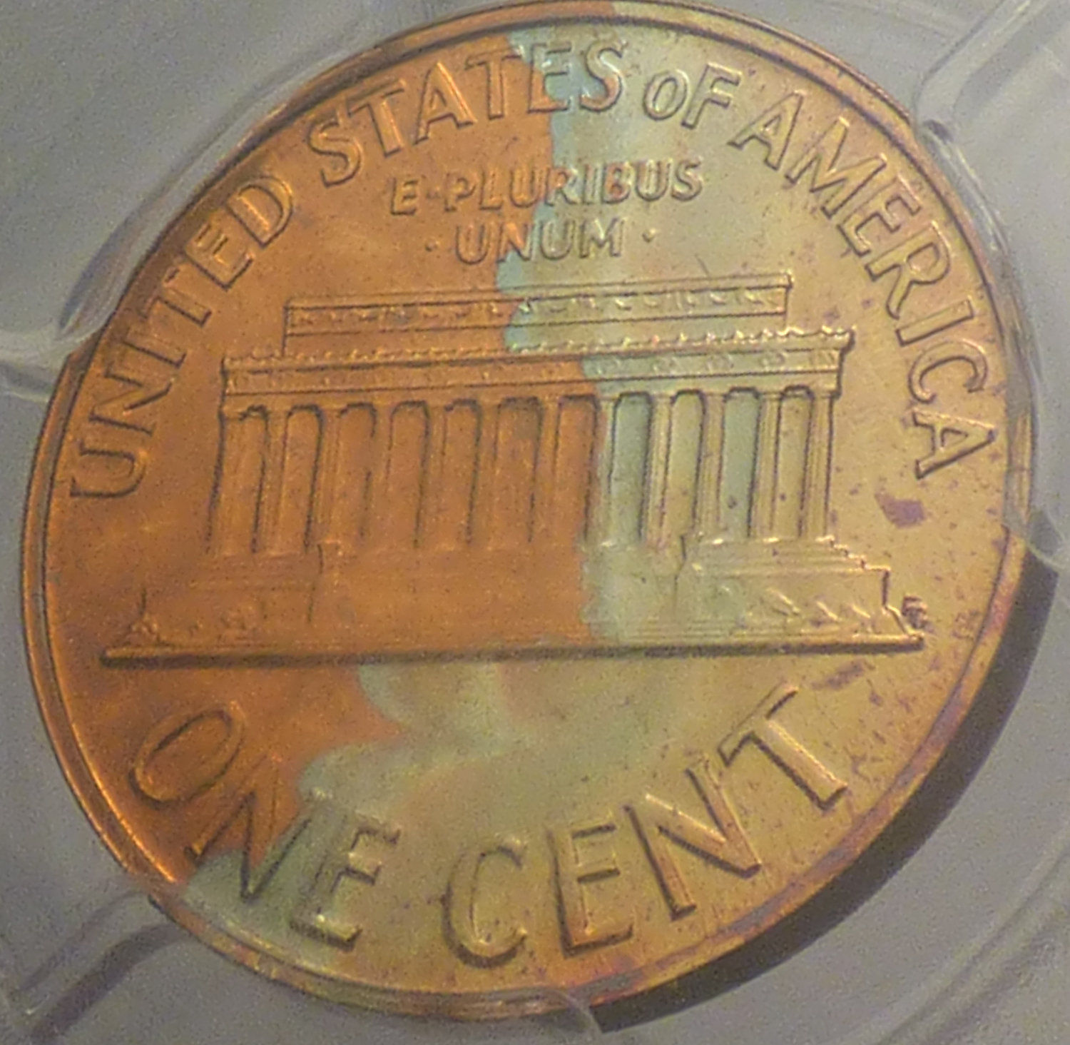 1954-PR-64RB-Lincoln-Cent-Pop-3/2-And-1961-PR-67RD-Lincoln-Cent-With-Color
