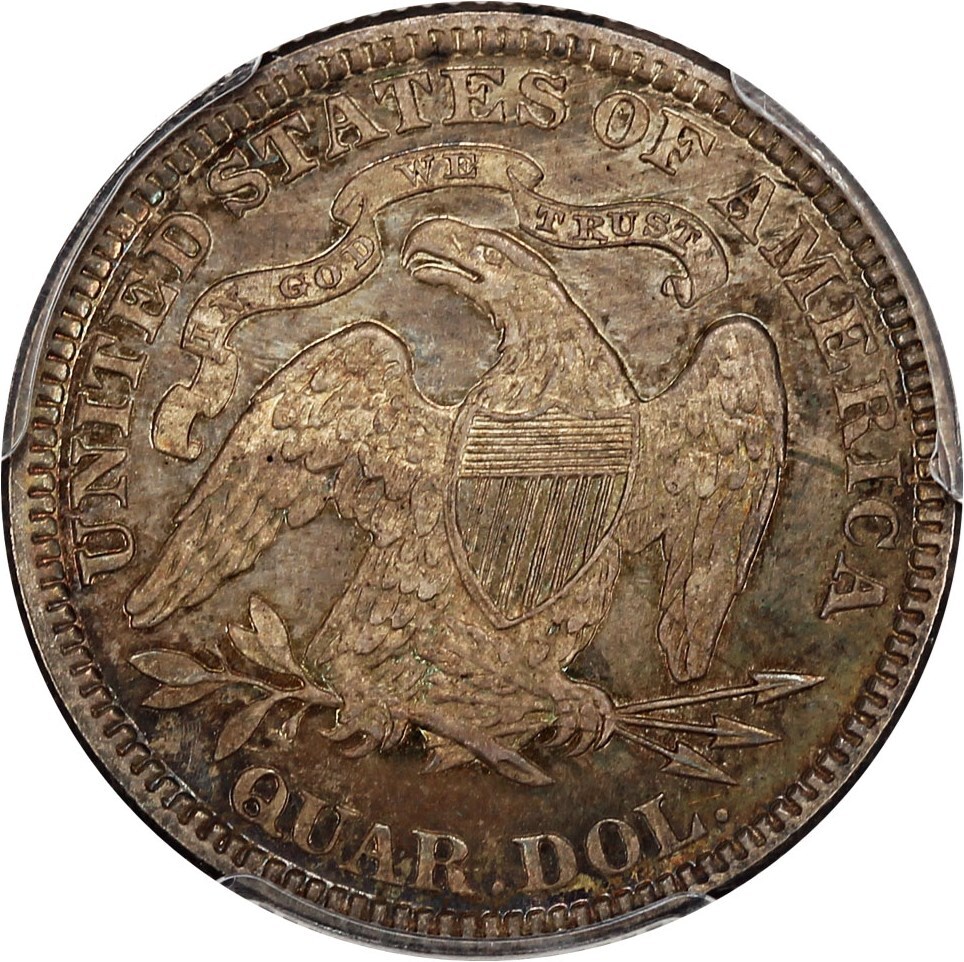 1867-PCGS-Proof-63-Seated-Liberty-Quarter
